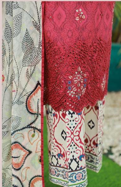 HZ | Unstitch 3-Piece Embroidered Lawn Collection