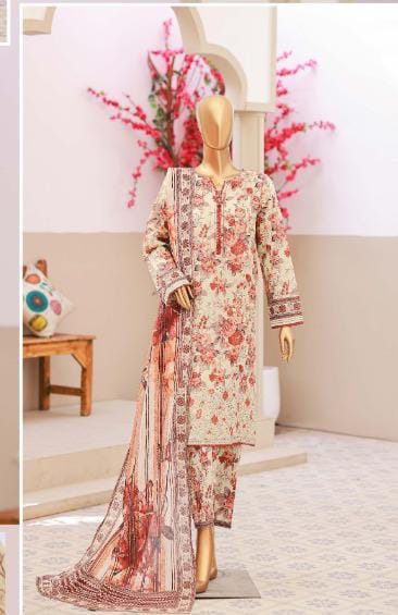 HZ | Unstitch 3-Piece Embroidered Lawn Collection