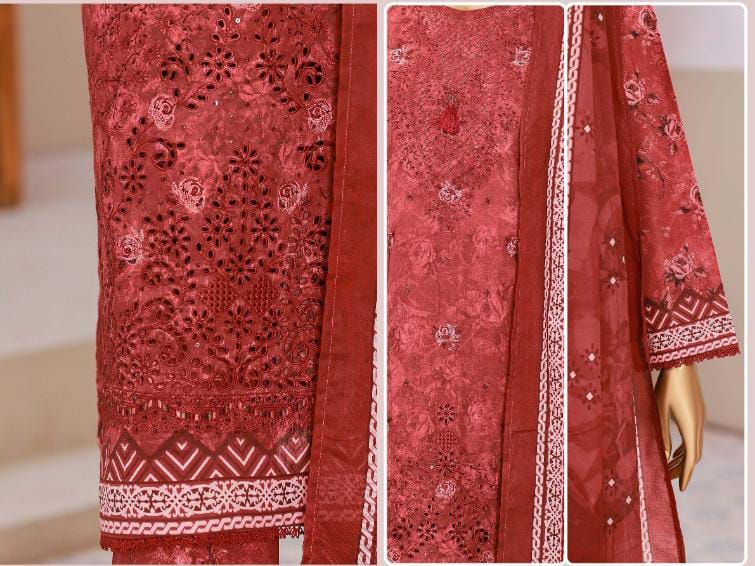 HZ | Unstitch 3-Piece Embroidered Lawn Collection