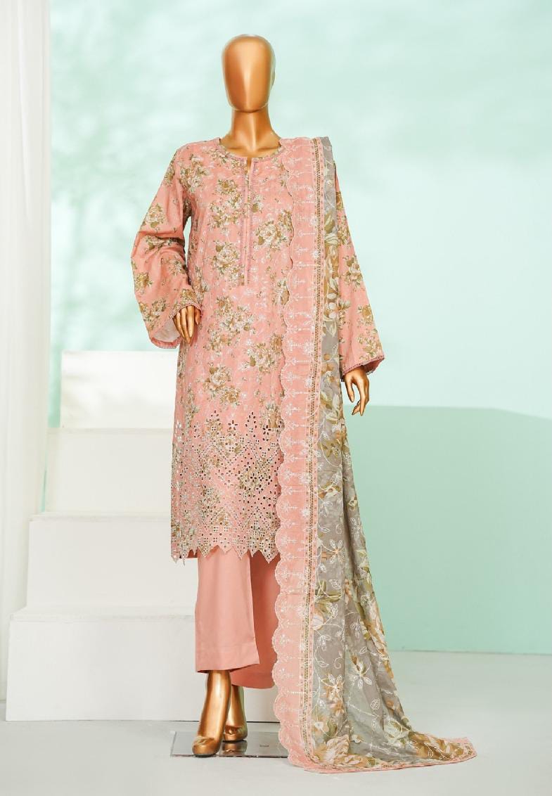 Bin Saeed | Stitched 3 Pc LaserKari Collection