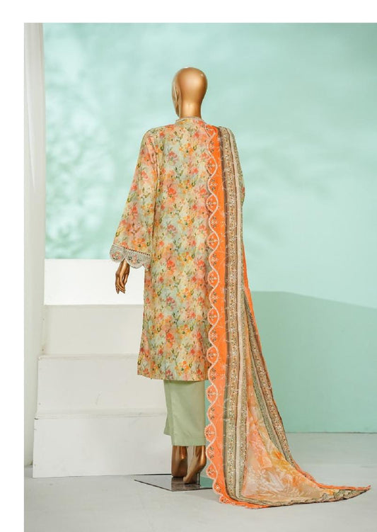 Bin Saeed | Stitched 3 Pc LaserKari Collection
