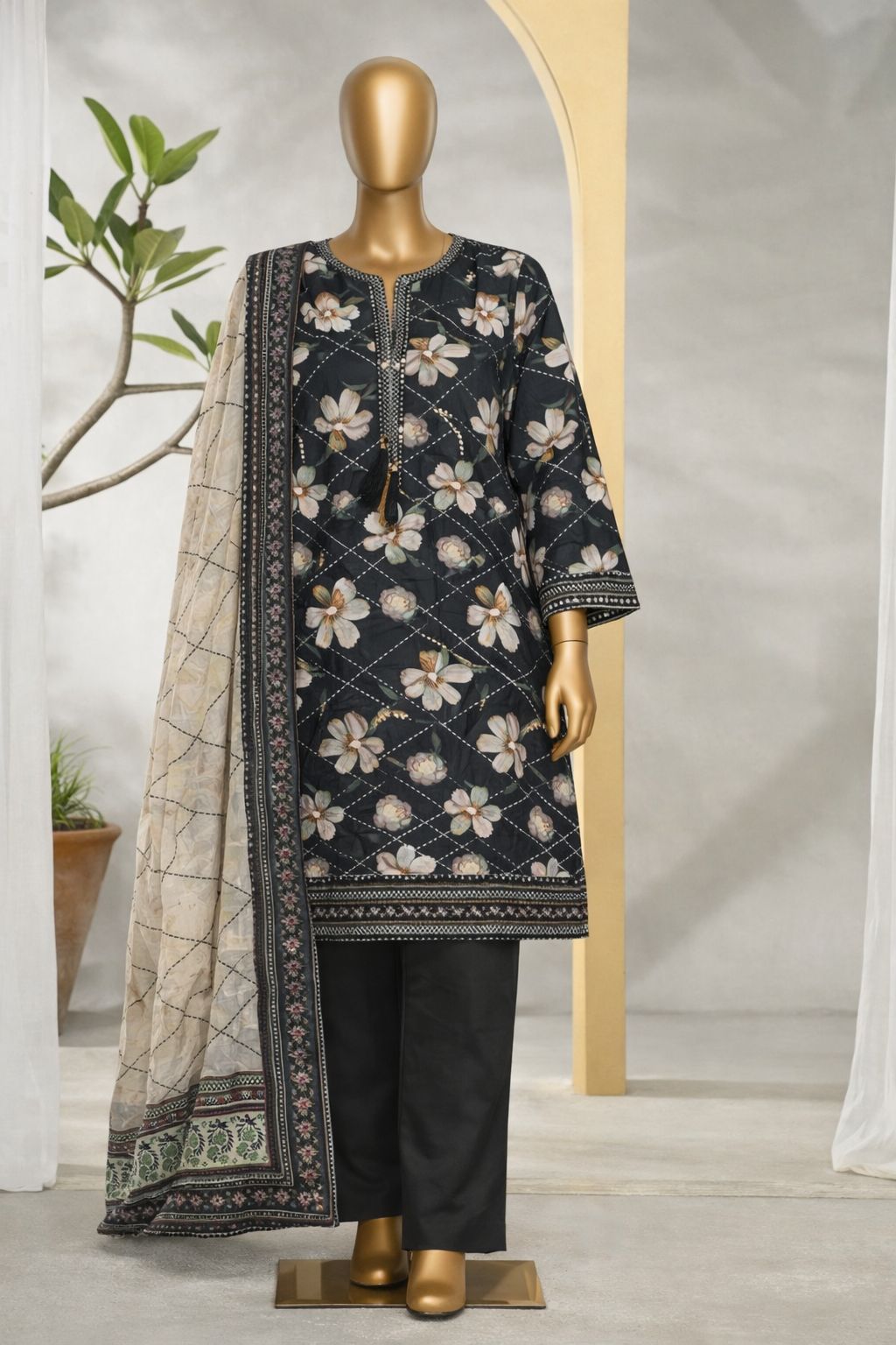 Riwayat | Stitch 3 Pc Printed Lawn Collection