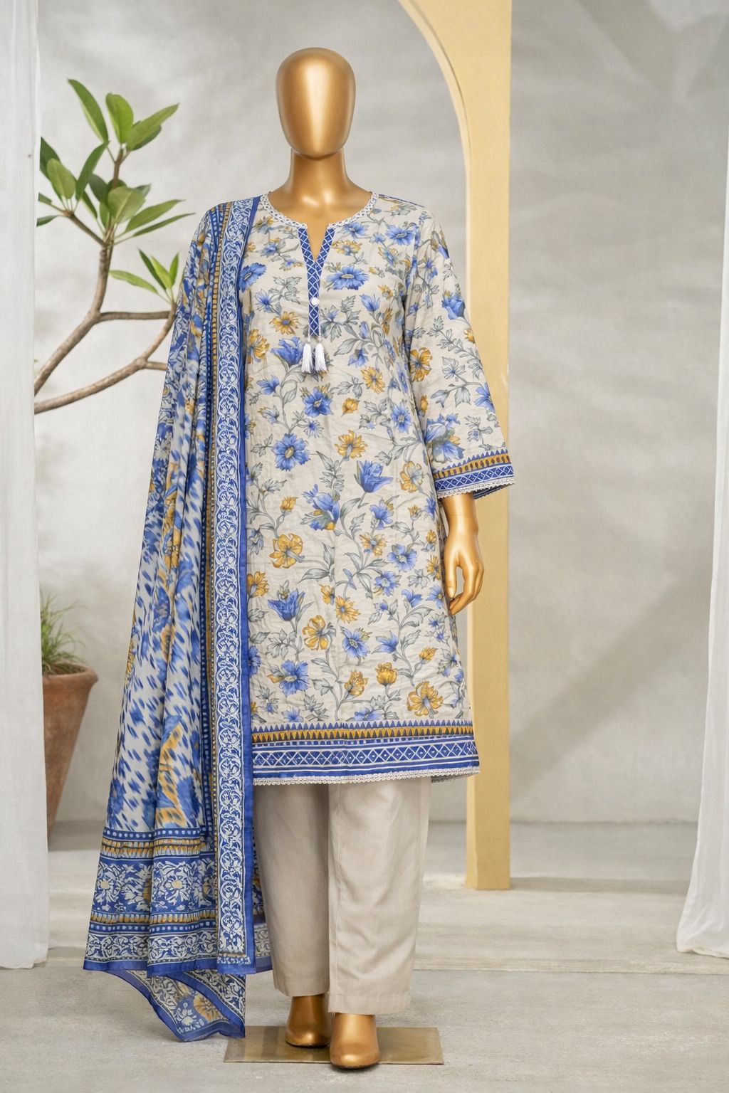 Riwayat | Stitch 3 Pc Printed Lawn Collection