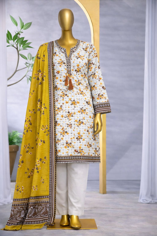 Riwayat | stitch 3 Pc Printed Lawn Collection