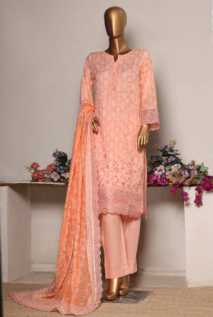 Riwayat | Stitch 3 PC Premium Embroidered Lawn Collection