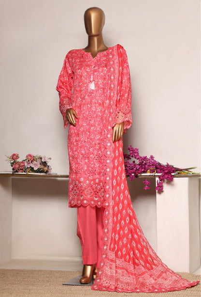 Riwayat | Stitch 3 PC Premium Embroidered Lawn Collection