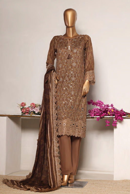 Riwayat | Stitch 3 PC Premium Embroidered Lawn Collection