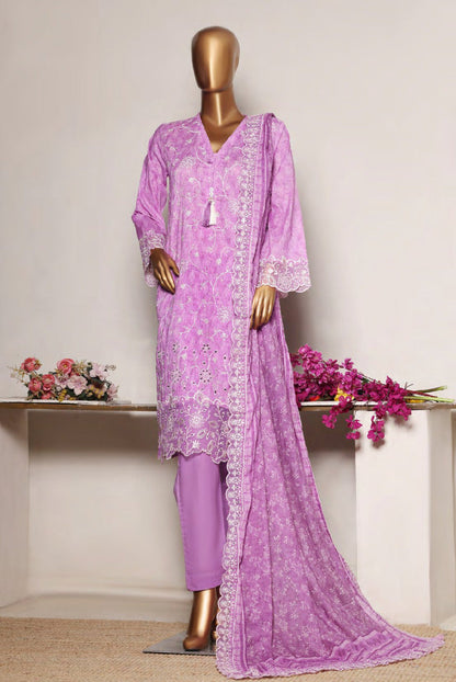 Riwayat | Stitch 3 PC Premium Embroidered Lawn Collection
