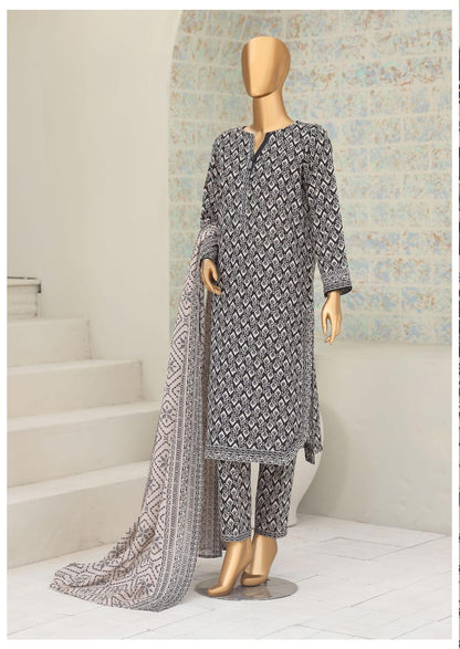 HZ | Unstitch 3 Pc Airjet Printed Lawn Collection
