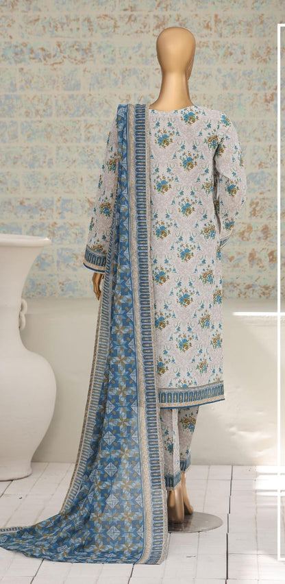 HZ | Unstitch 3 Pc Airjet Printed Lawn Collection