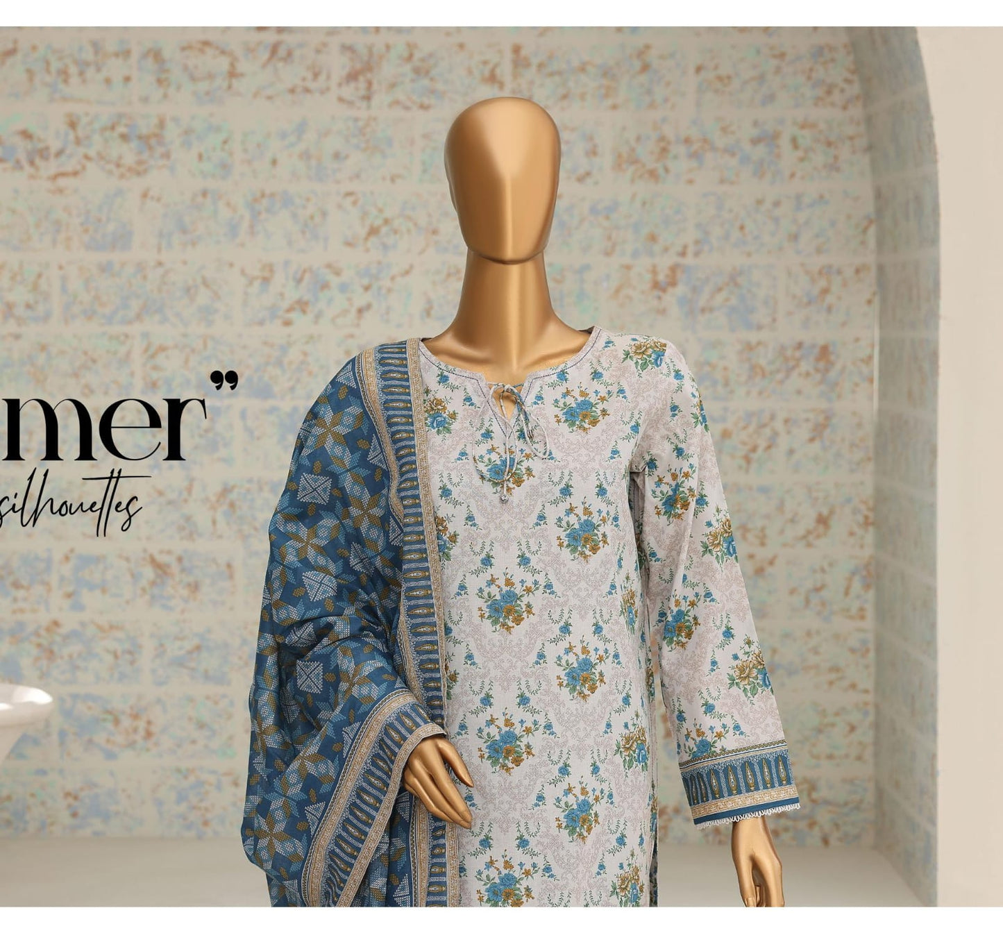 HZ | Unstitch 3 Pc Airjet Printed Lawn Collection