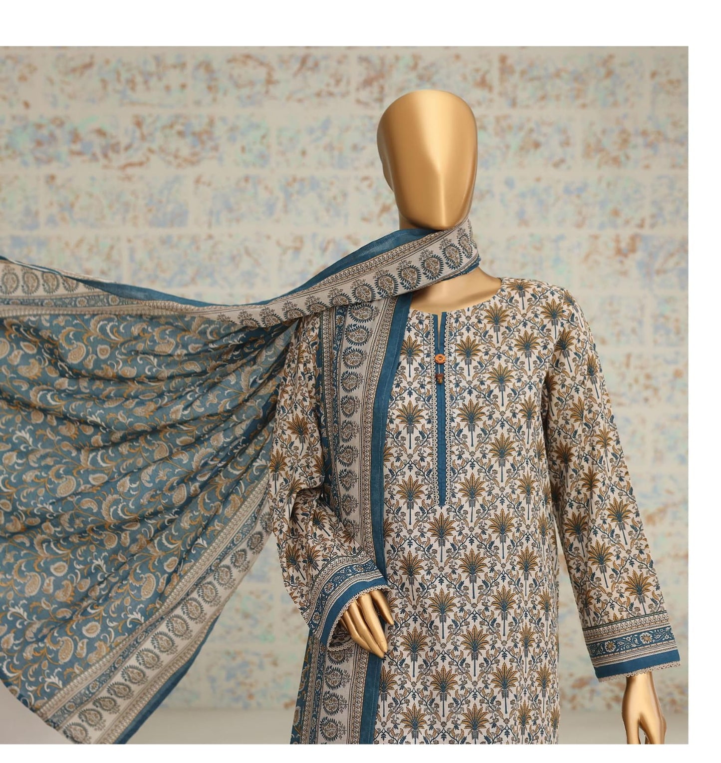 HZ | Unstitch 3 Pc Airjet Printed Lawn Collection