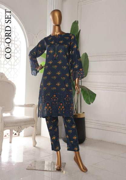 Riwayat | Stitch 2 PC Embroidered Laser Cut Work Collection