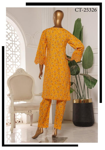 Riwayat | Stitch 2 PC Embroidered Laser Cut Work Collection