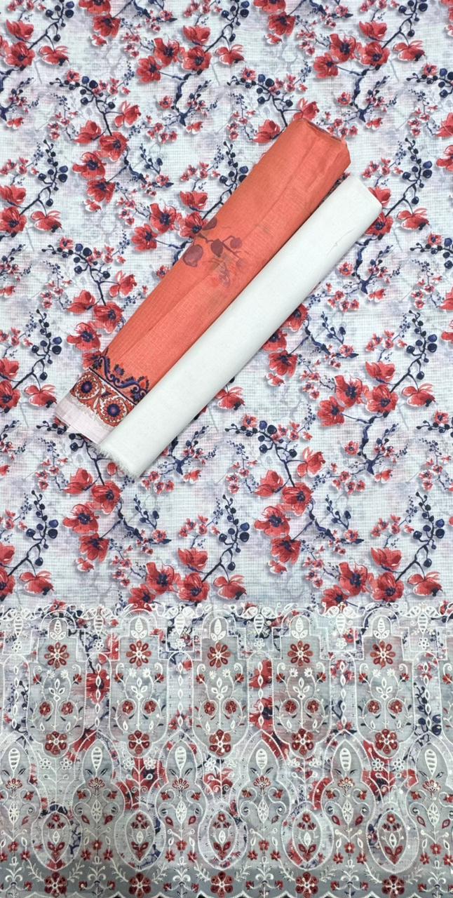 Riwayat | Unstitch 3 Pc Embroidered Lawn Collection With Printed Dupatta