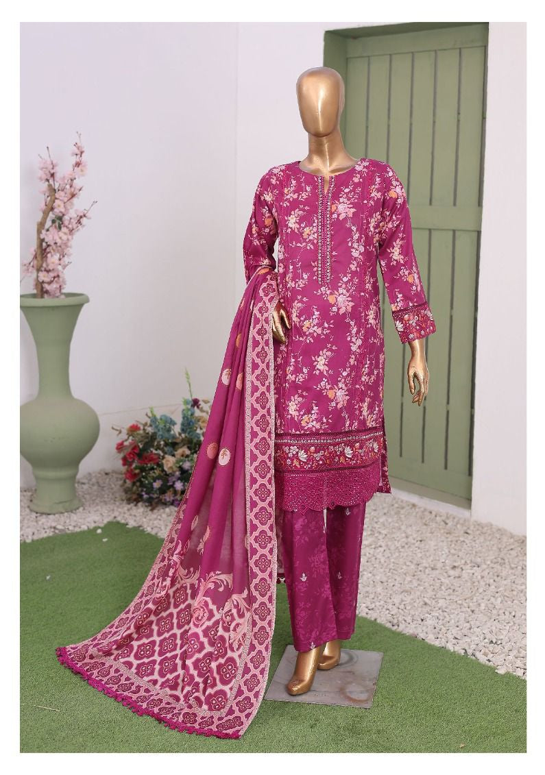 Oswah | Women Stitch 3 Pc Embroidered Lawn Collection