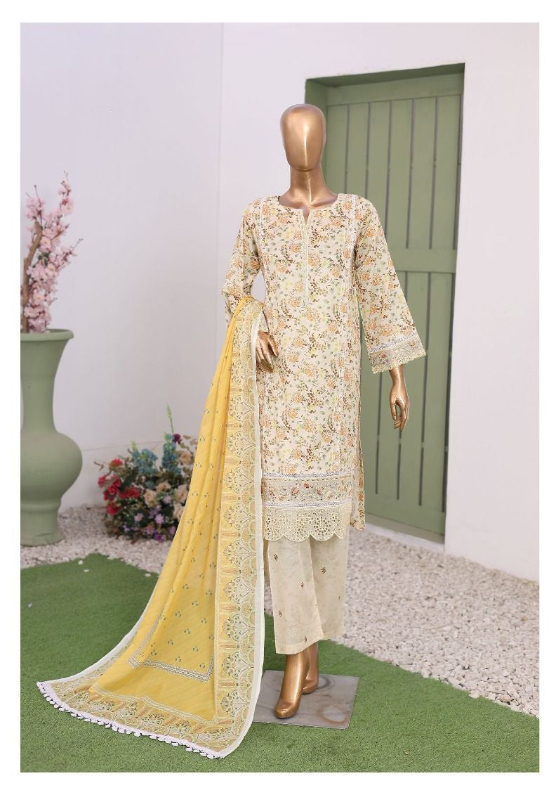 Oswah | Women Stitch 3 Pc Embroidered Lawn Collection