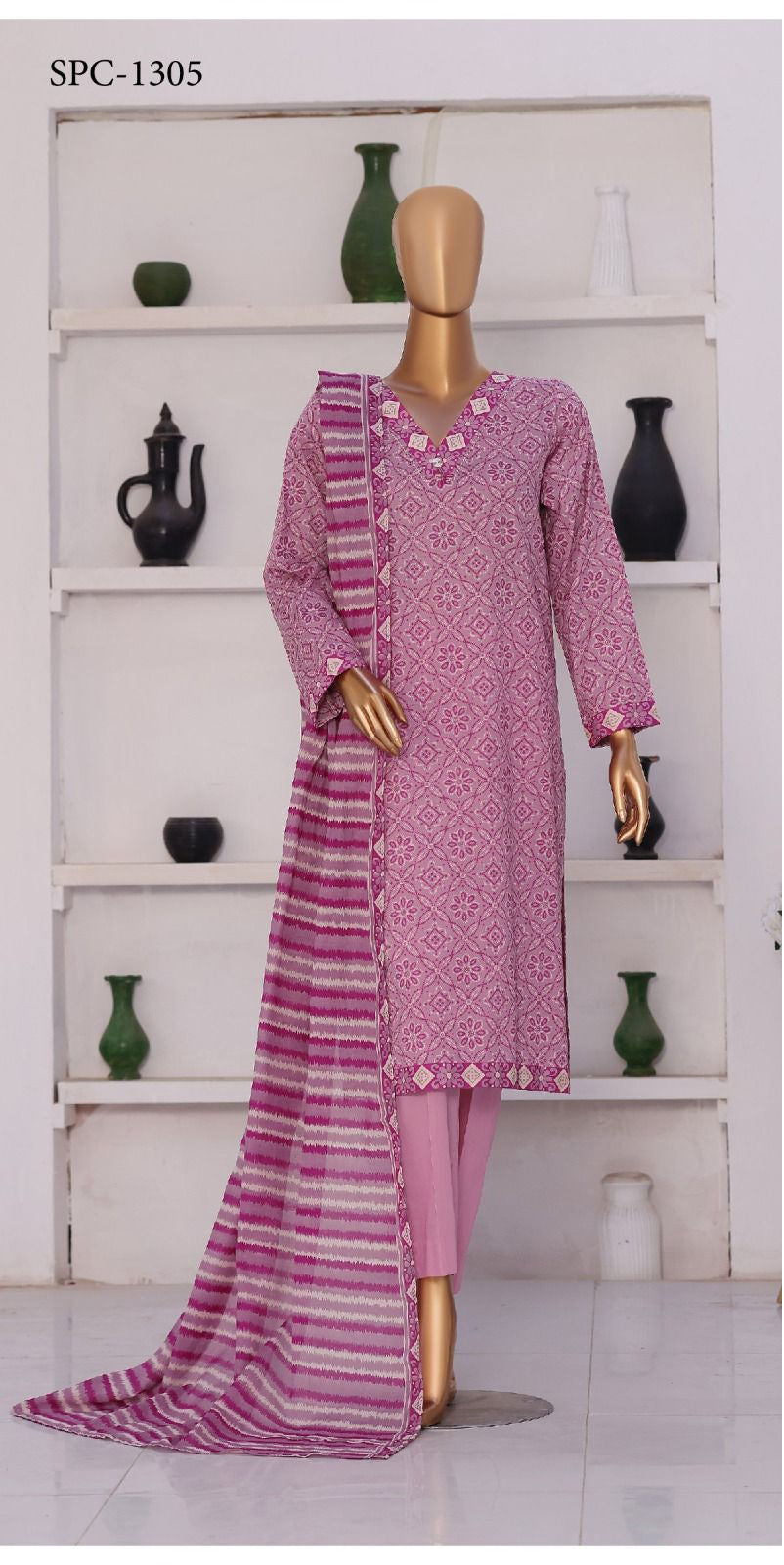 HZ | Summer Unstich 3PC Printed Lawn Collection