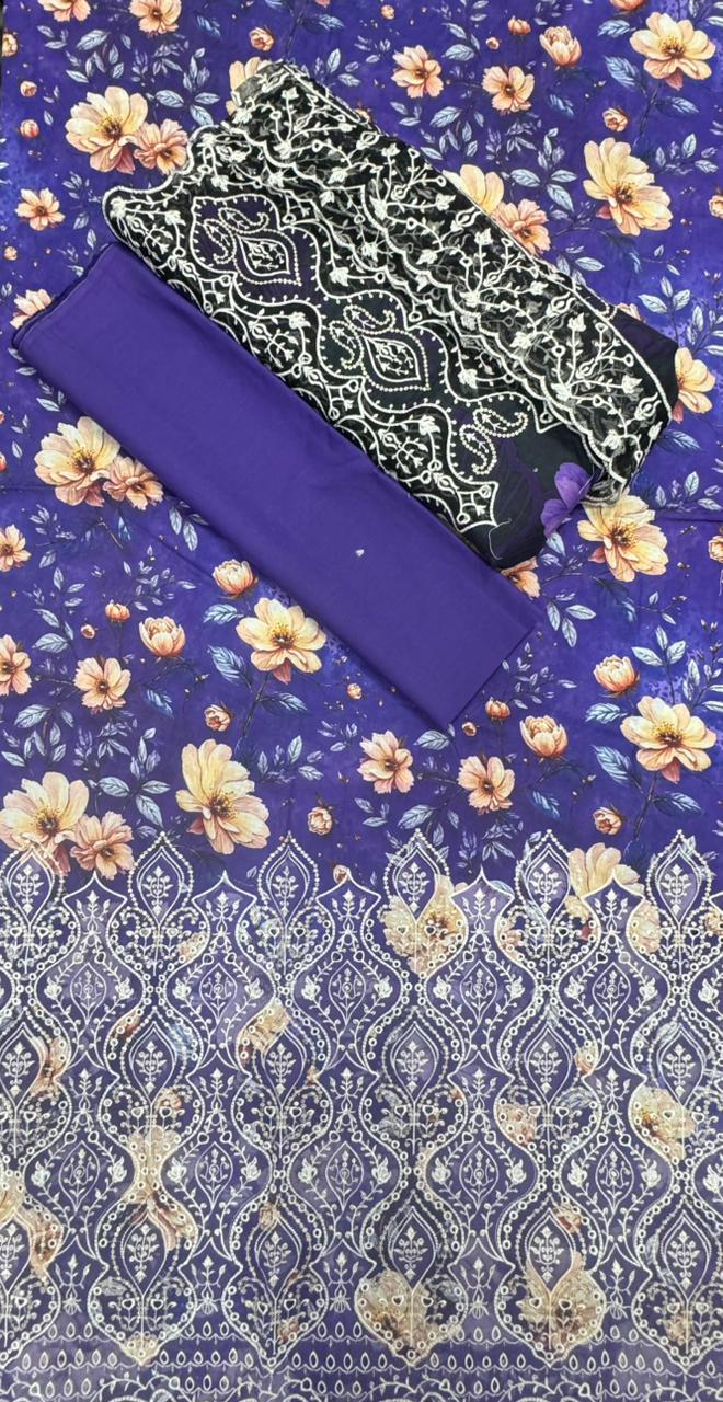 Riwayat | Unstitched 3 Pc Embroidered Lawn Collection