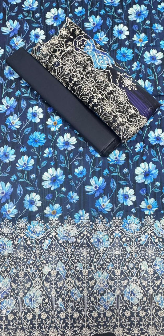 Riwayat | Unstitched 3 Pc Embroidered Lawn Collection