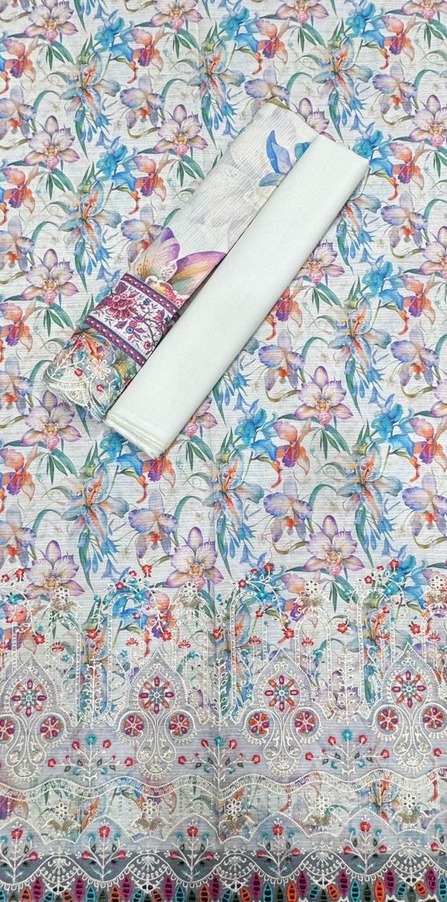 Riwayat | Unstitched 3 Pc Embroidered Lawn Collection