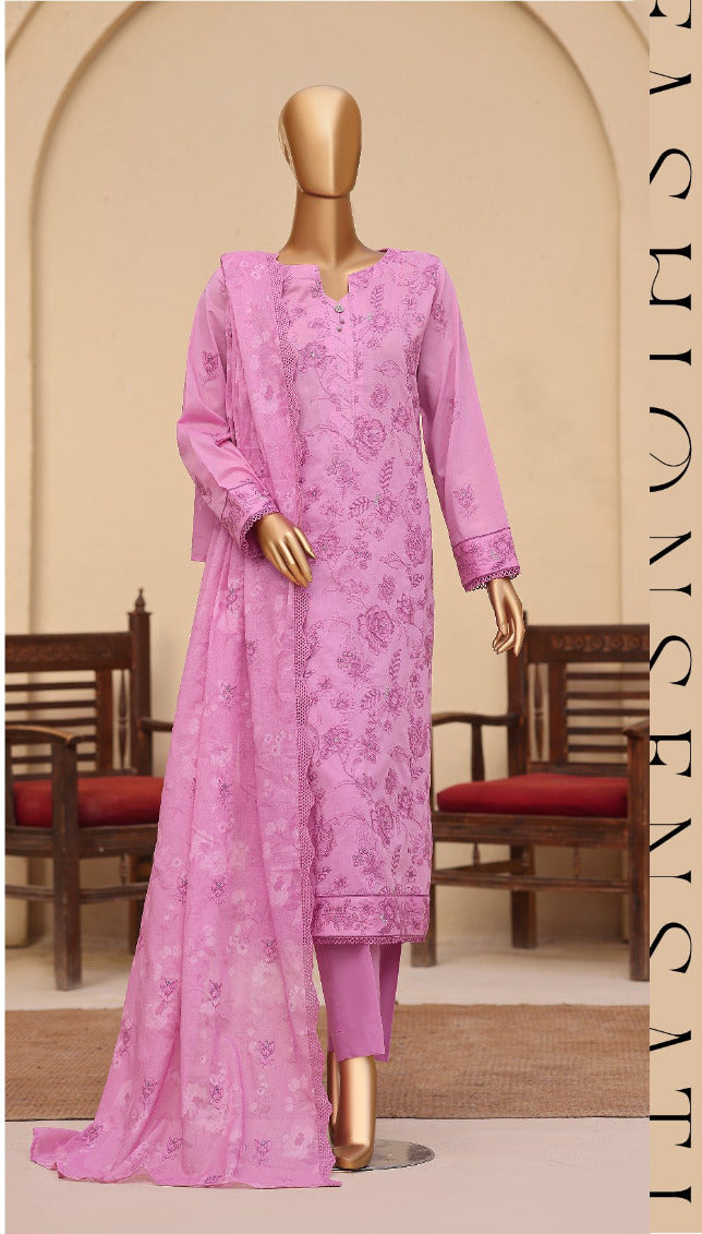 Meeras by HZ | Unstitch 3 Pc Dyed Embroidered Lawn Collection