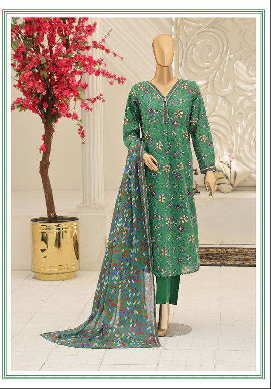 HZ | Summer Unstich 3PC Printed Lawn Collection