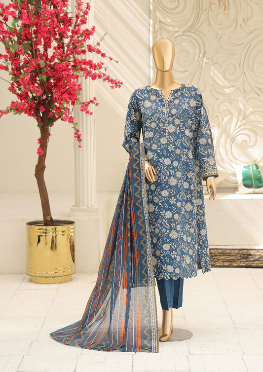 HZ | Summer Unstich 3PC Printed Lawn Collection
