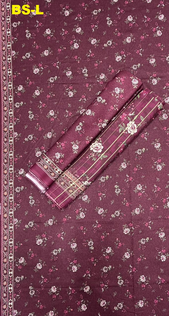 Bin Saeed | Unstitched 3 PC Printed Lawn Collection