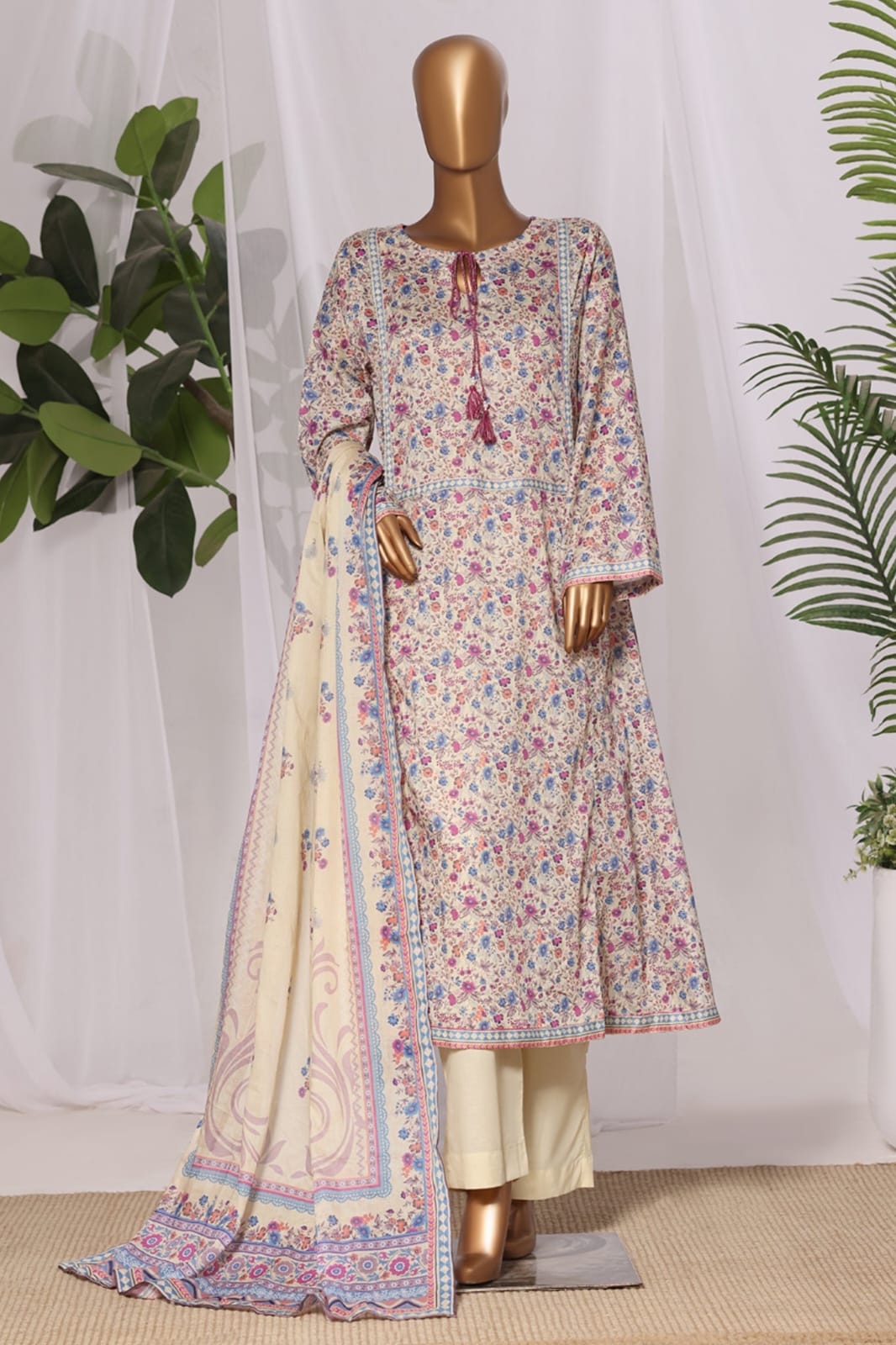 Bin Saeed | Stitch 3 Pc Printed Lawn Frock Collection
