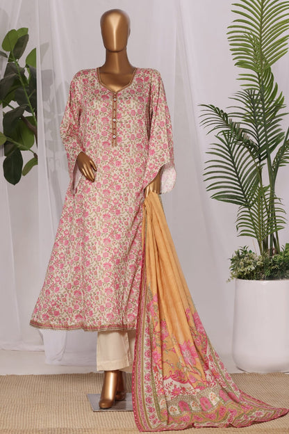 Bin Saeed | Stitch 3 Pc Printed Lawn Frock Collection