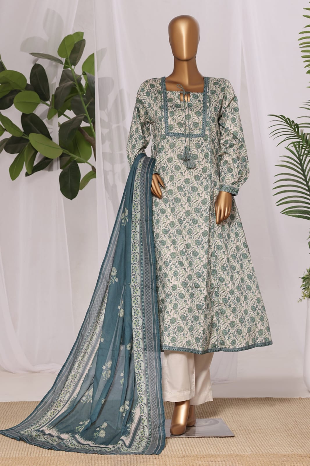 Bin Saeed | Stitch 3 Pc Printed Lawn Frock Collection