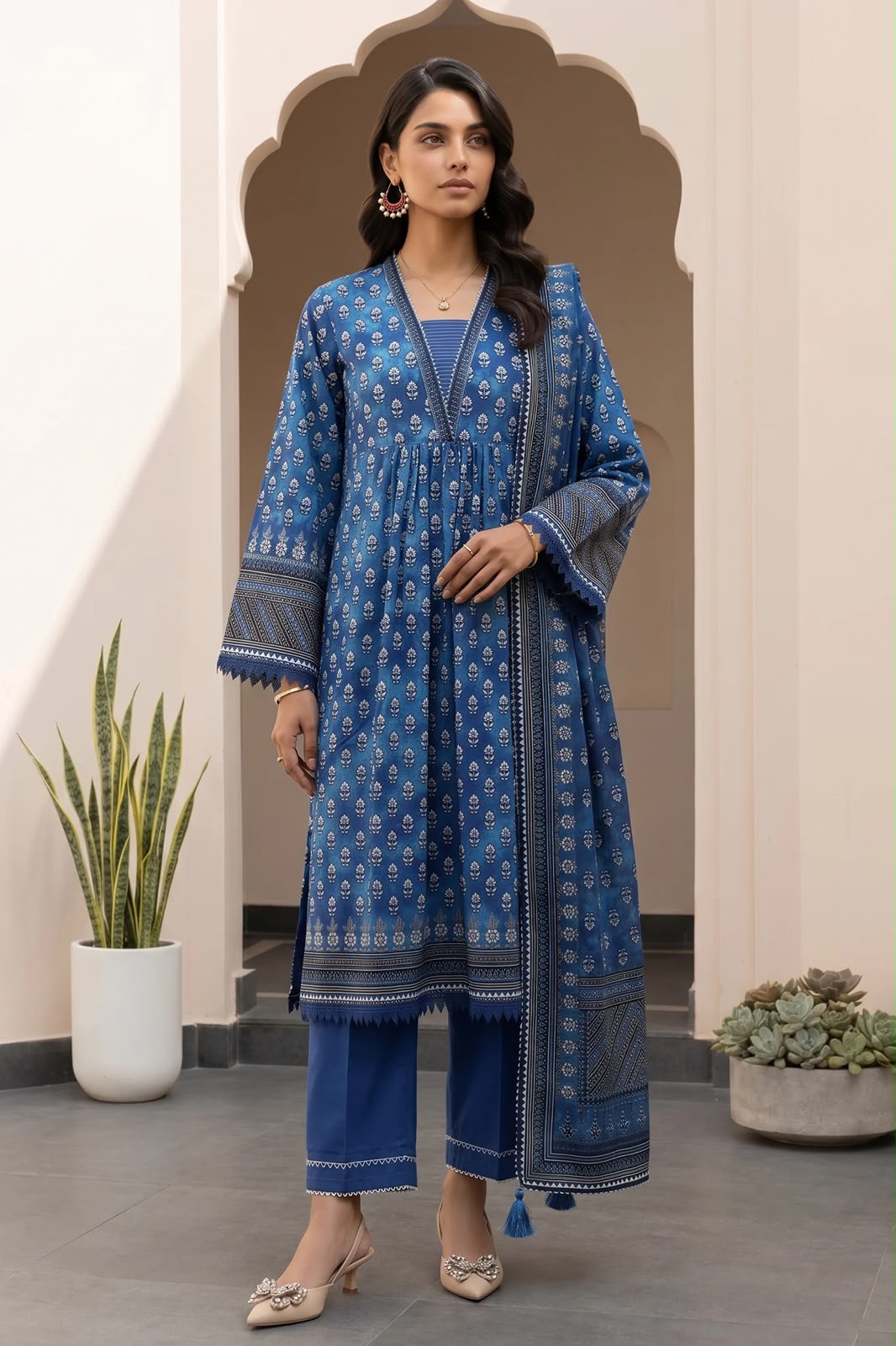 ZELLBURY | Unstitched 3 Pc Printed Lawn Collection