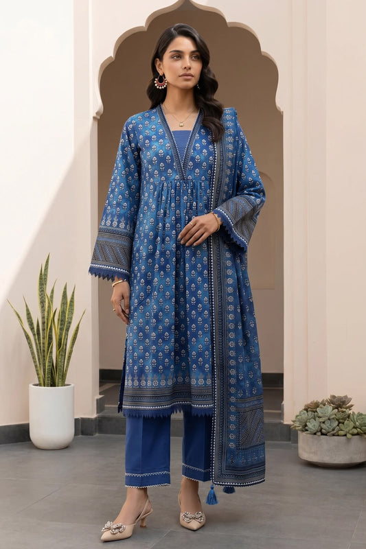 ZELLBURY | Unstitched 3 Pc Printed Lawn Collection
