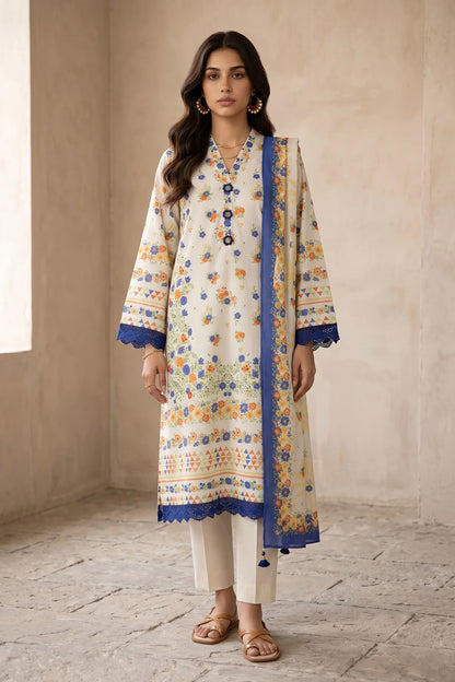 ZELLBURY | Unstitched 3 Pc Printed Lawn Collection
