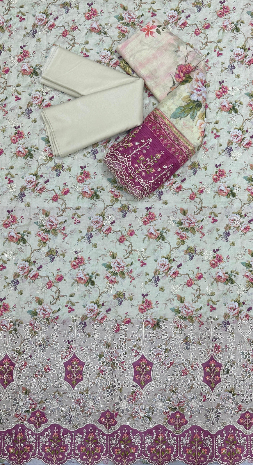 BIN SAEED | Unstitched Embroidered 3 Pc Lawn Collection