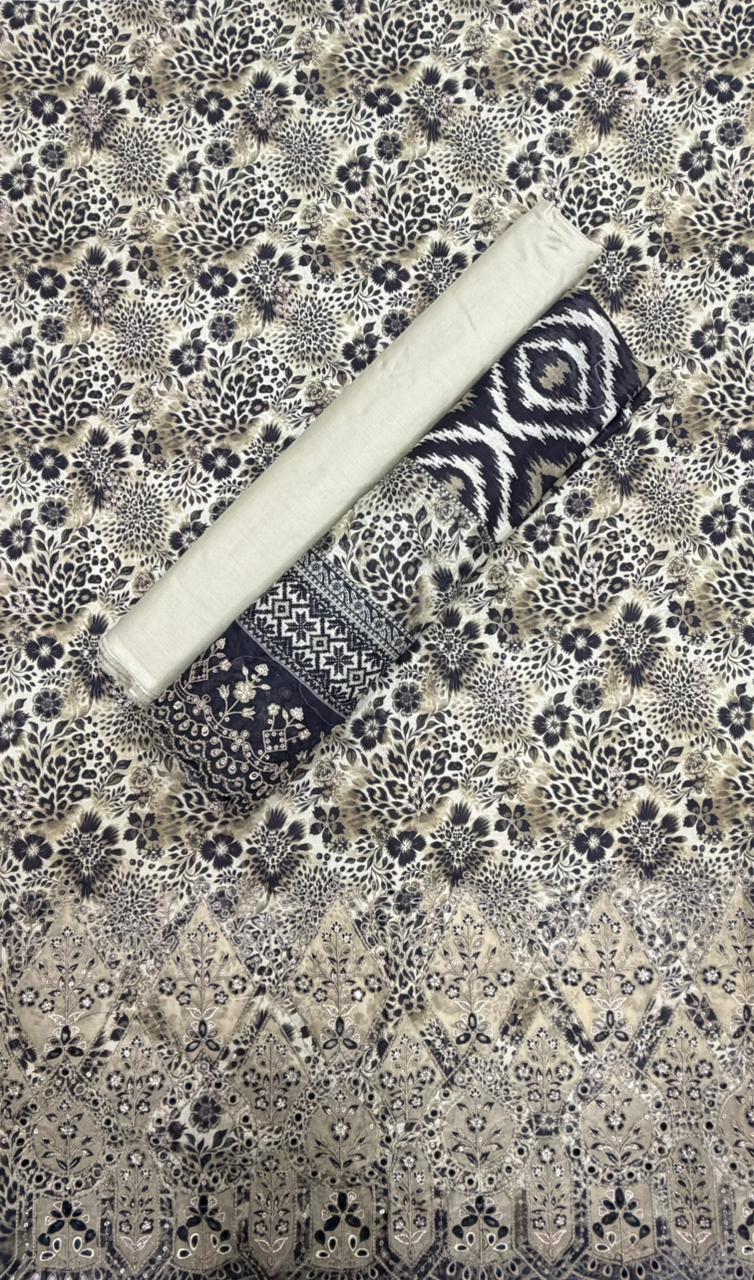 BIN SAEED | Unstitched Embroidered 3 Pc Lawn Collection