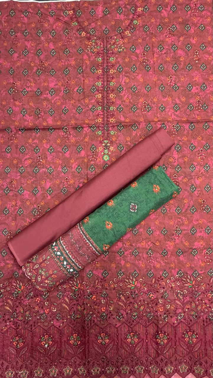 BIN SAEED | Unstitched Embroidered 3 Pc Lawn Collection