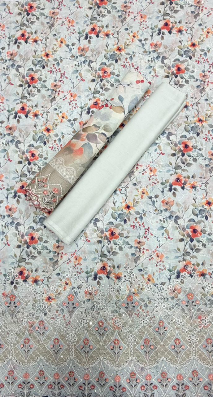 BIN SAEED | Unstitched Embroidered 3 Pc Lawn Collection