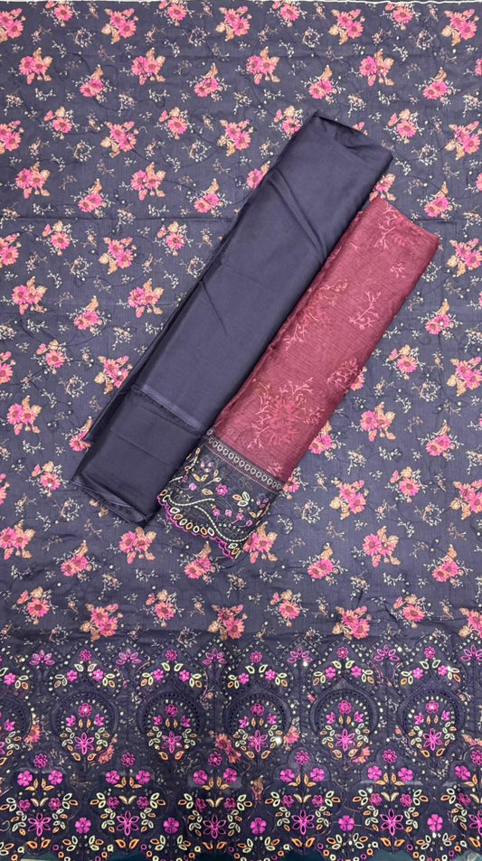 BIN SAEED | Unstitched Embroidered 3 Pc Lawn Collection