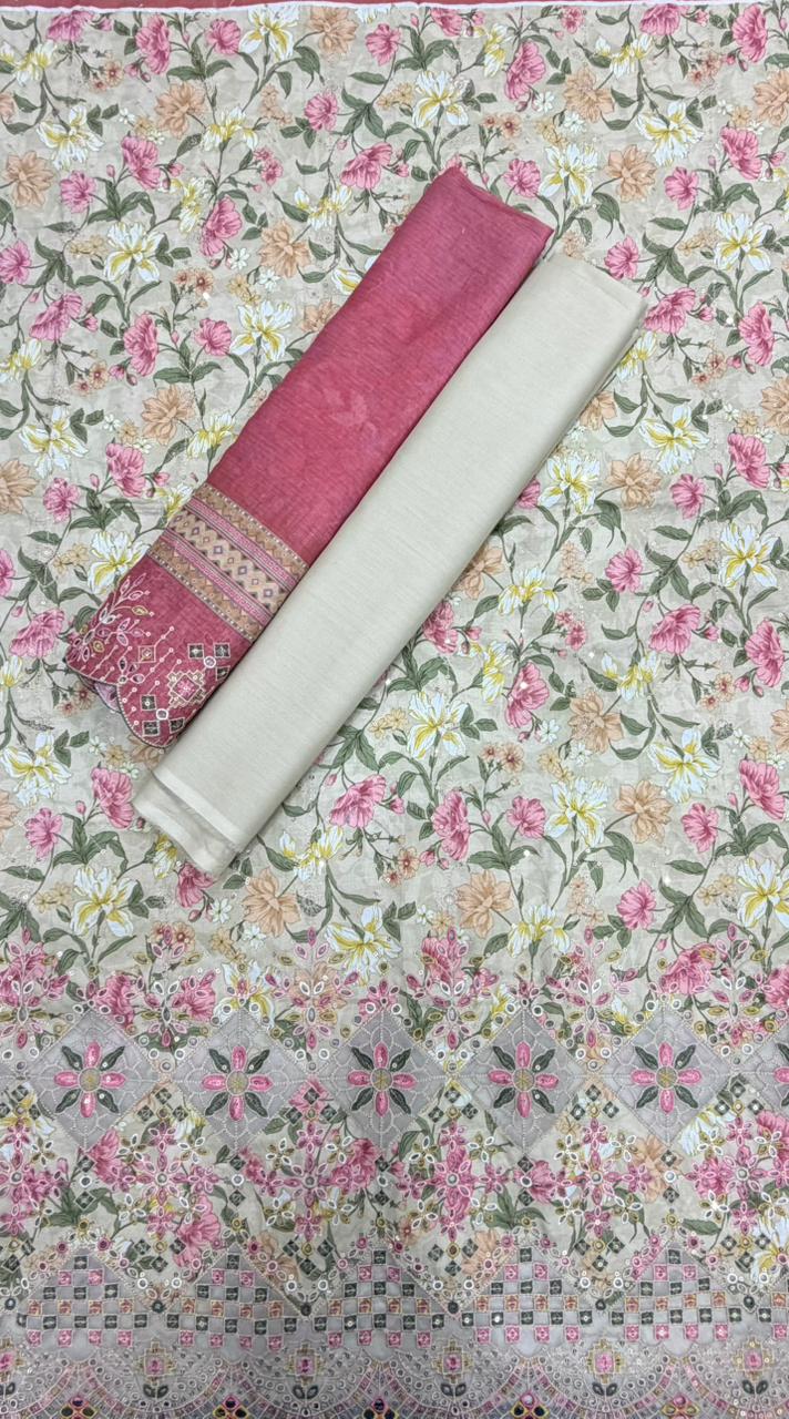 BIN SAEED | Unstitched Embroidered 3 Pc Lawn Collection