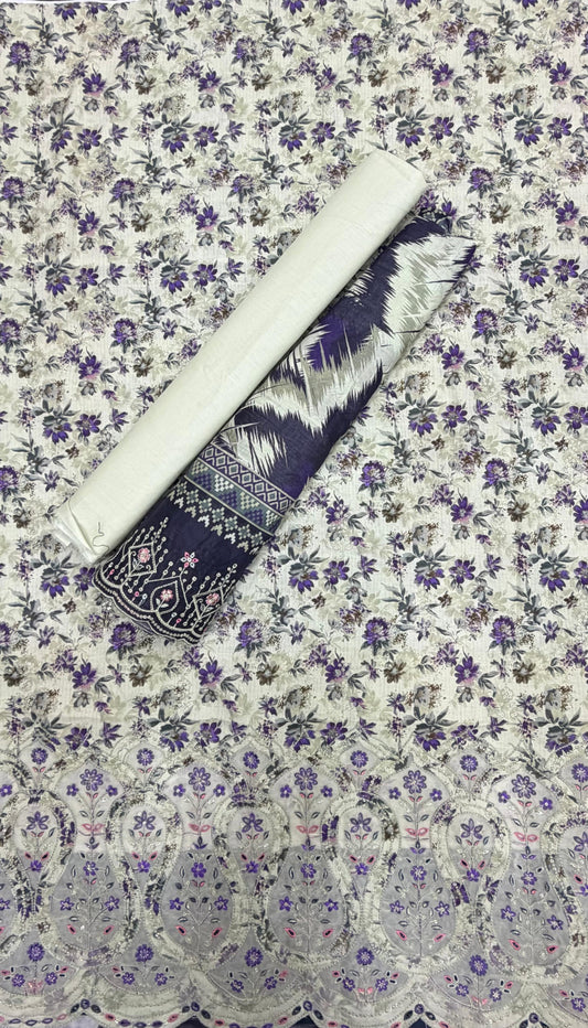BIN SAEED | Unstitched Embroidered 3 Pc Lawn Collection