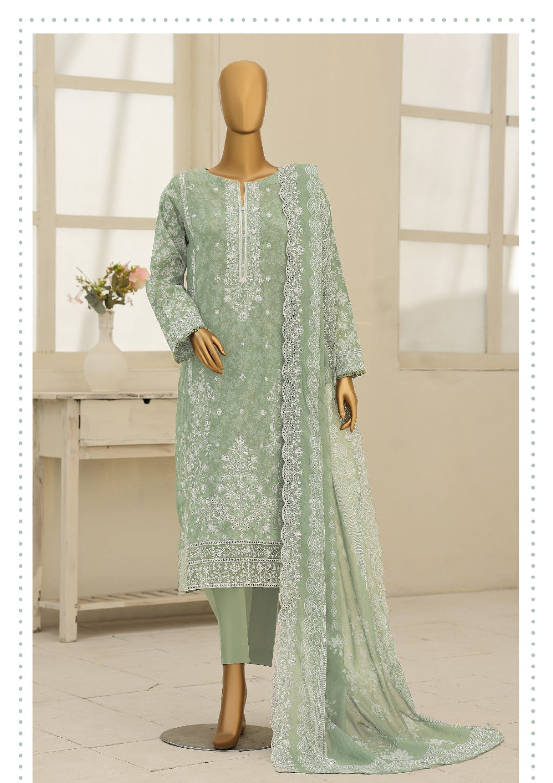 HZ | Premium Eid Edit UNSTITCH 3 Piece Embroidered Lawn Collection