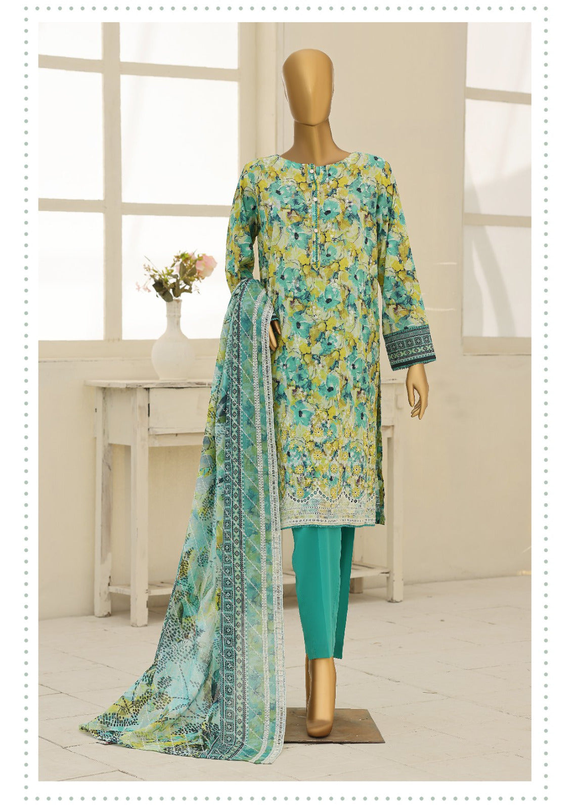 HZ | Premium Eid Edit UNSTITCH 3 Piece Embroidered Lawn Collection