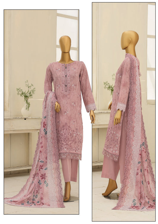 HZ | Premium Eid Edit UNSTITCH 3 Piece Embroidered Lawn Collection