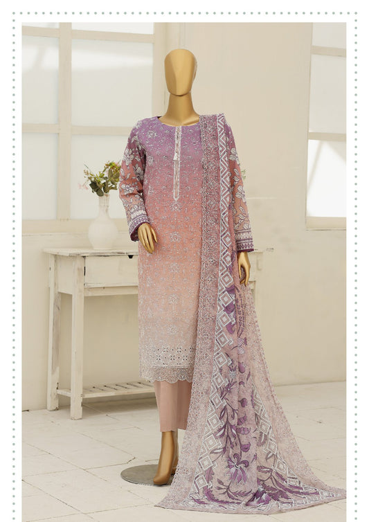 HZ | Premium Eid Edit UNSTITCH 3 Piece Embroidered Lawn Collection