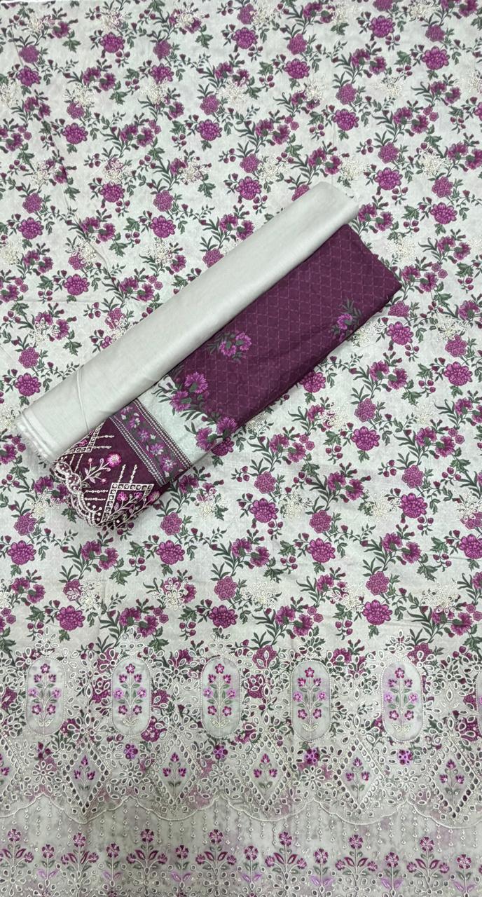 BIN SAEED | Unstitched Embroidered 3 Pc Lawn Collection