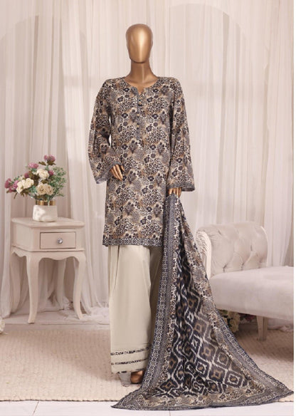 BIN SAEED 3 Piece Printed Farshi Lawn Collection – Premium Summer Lawn Suit for Women | Barerah Fabrics