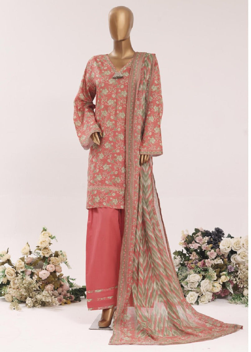BIN SAEED 3 Piece Printed Farshi Lawn Collection – Premium Summer Lawn Suit for Women | Barerah Fabrics