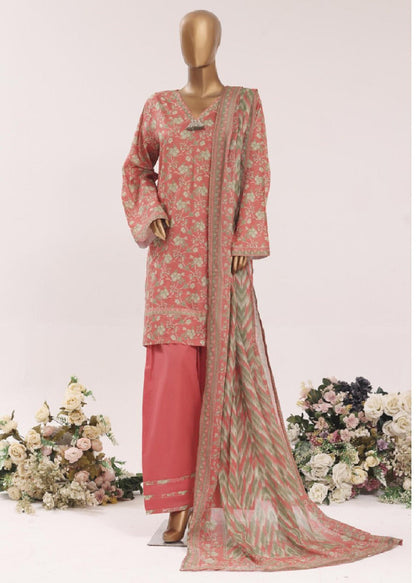 BIN SAEED 3 Piece Printed Farshi Lawn Collection – Premium Summer Lawn Suit for Women | Barerah Fabrics